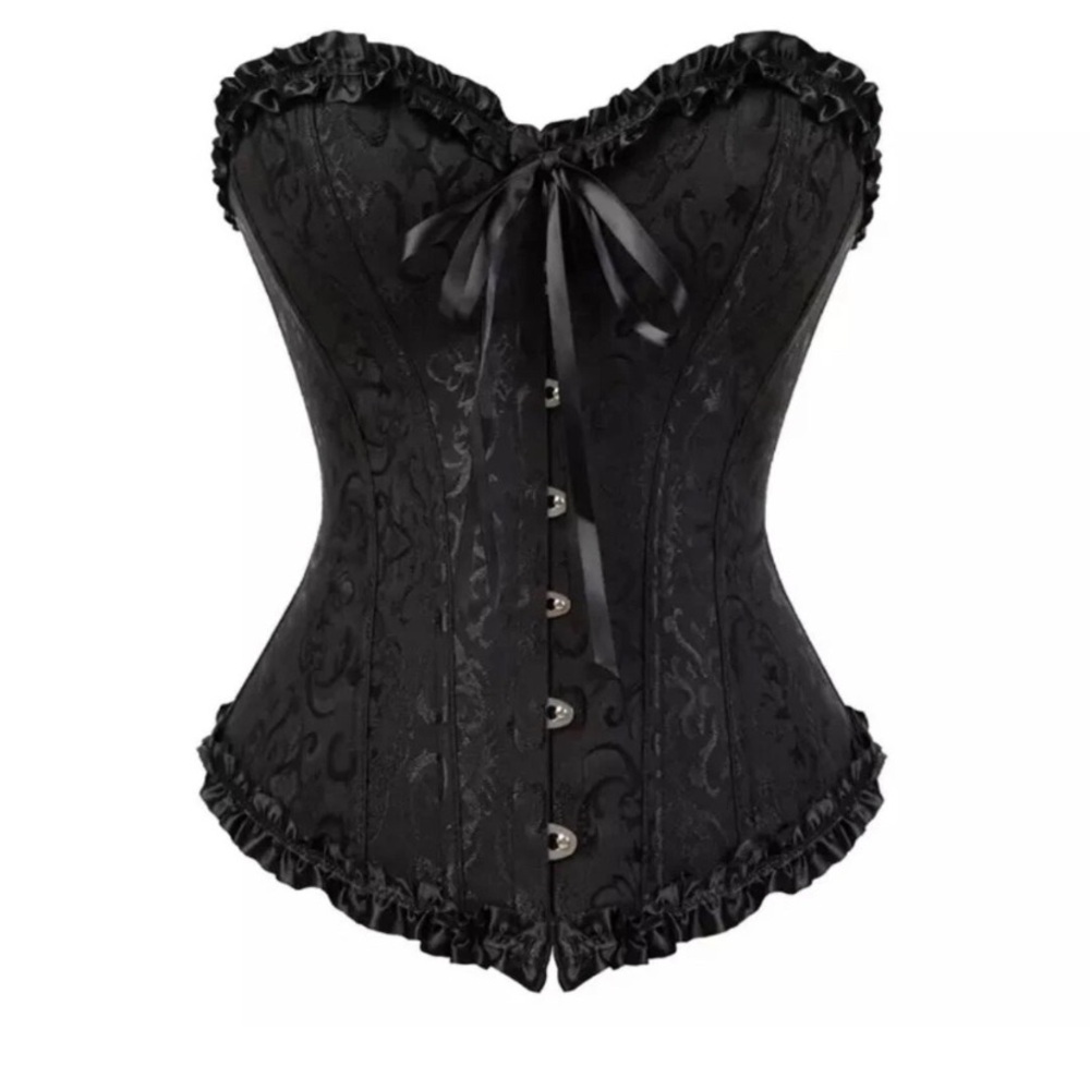 Elegant Black Lace Corset